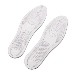 Zdravé antibakteriální vložky do bot s paměťovou pěnou bílé
